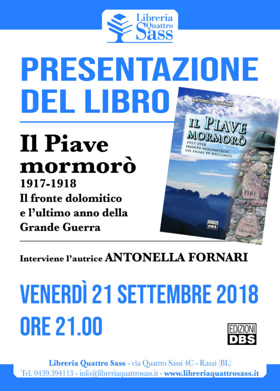 Il Piave mormorò. Presentazione libro Grande Guerra